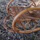 1960s rattan rocking chair by Rohe Noorwolde
