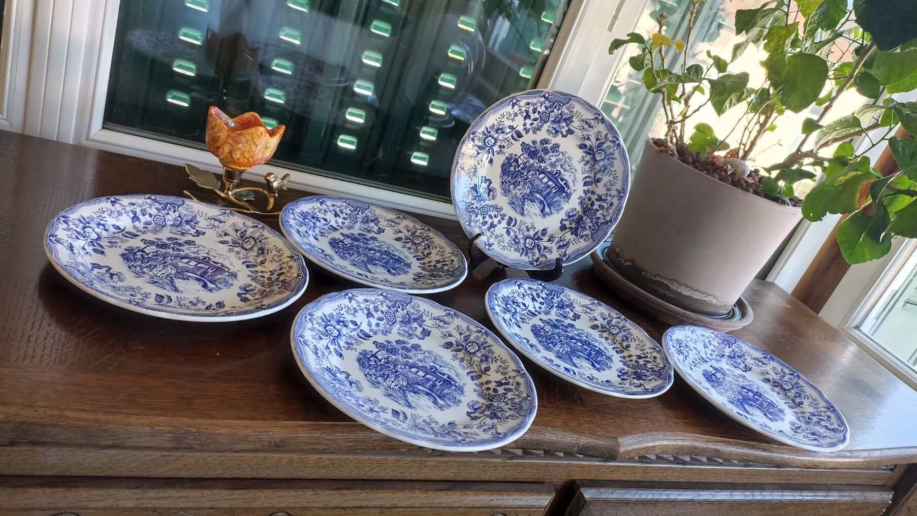 6 plates in Terre de Fer CP & CBM