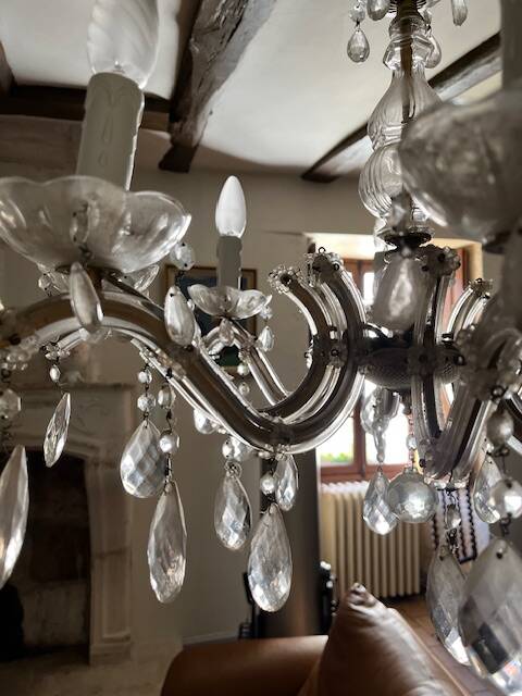 8-light Venetian chandelier