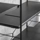 3-Bay shelving system in black by WHB, Germany, 1960’s