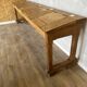 Rare solid oak school desk