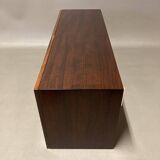 Scandinavian design rosewood hanging storage.