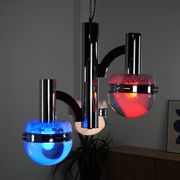 Space Age chandelier, Murano glass, 1970s, made in Italy