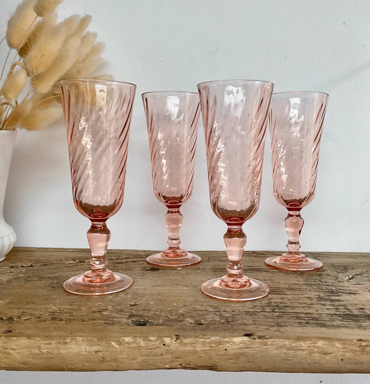 4 vintage Rosaline flutes