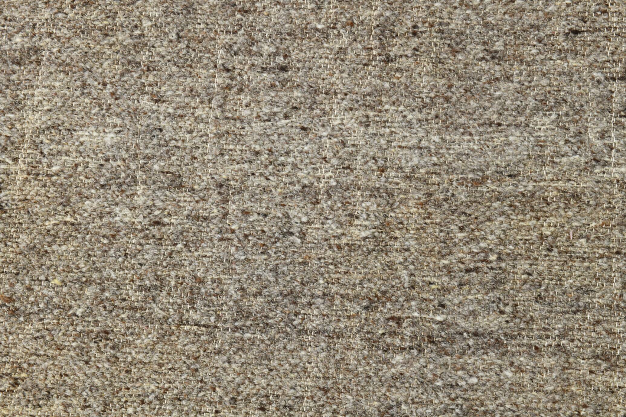 8x10 Plain Brown Turkish Vintage Kilim Rug, 255x322Cm