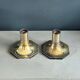 Pair of vintage Italian gold wall sconces