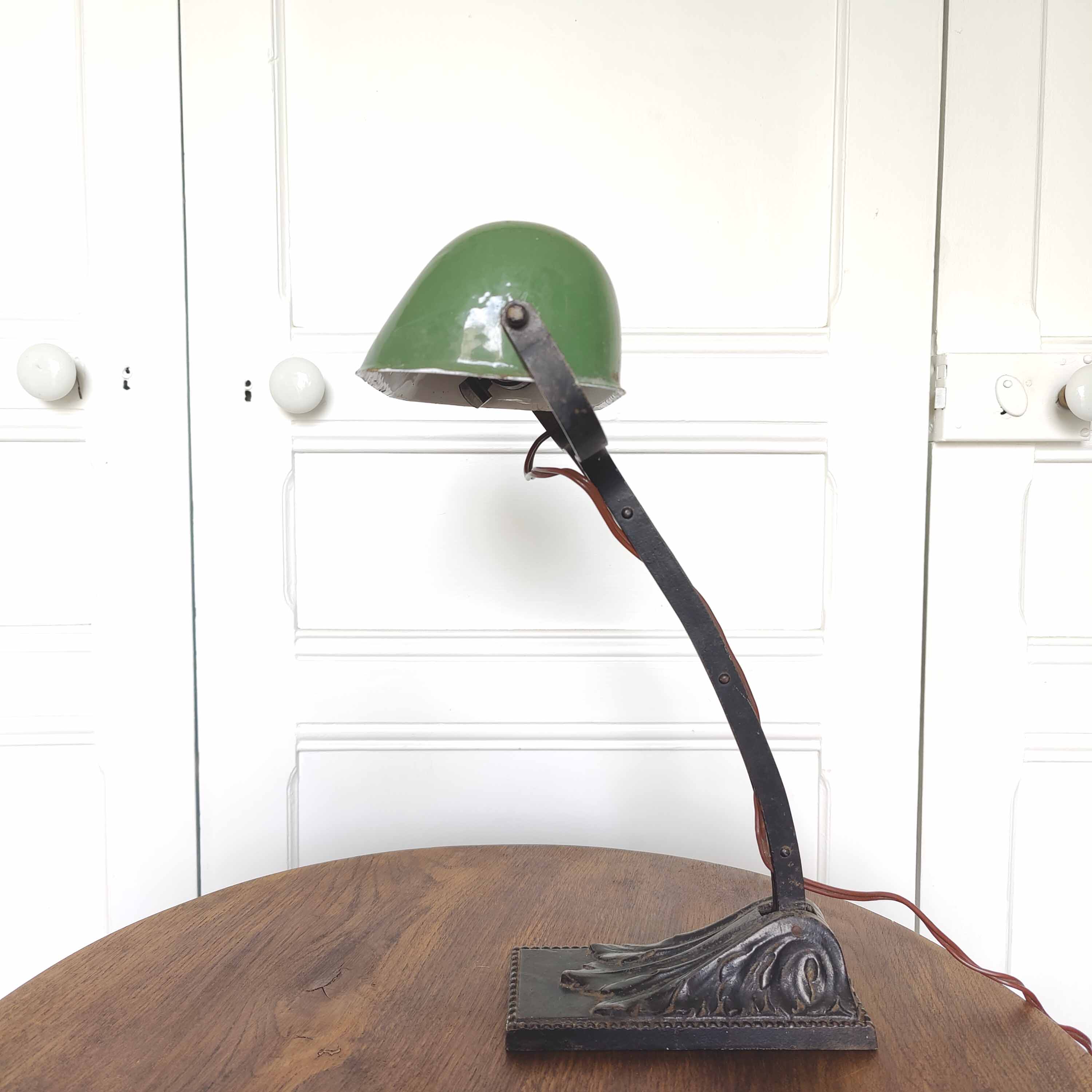 Notary or banker lamp Niam design Georges Main