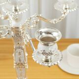 European 5-Head White Candle Holder, Home decor
