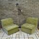 Pair of velvet armchairs from the 1970s