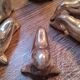 Vintage silver metal seal knife holder