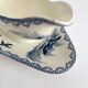 Antique ironstone sauceboat “Summer” Clairefontaine