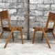 Series of 11 chairs 1950/1960