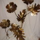 Flowers wall lamp of 1970
