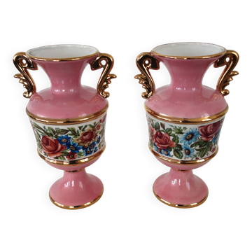 Pair of Italian ceramic vases from the 1950s.