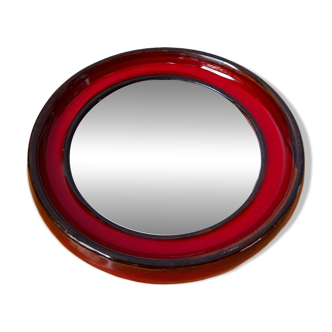 Ceramic enamel mirror from the 60s