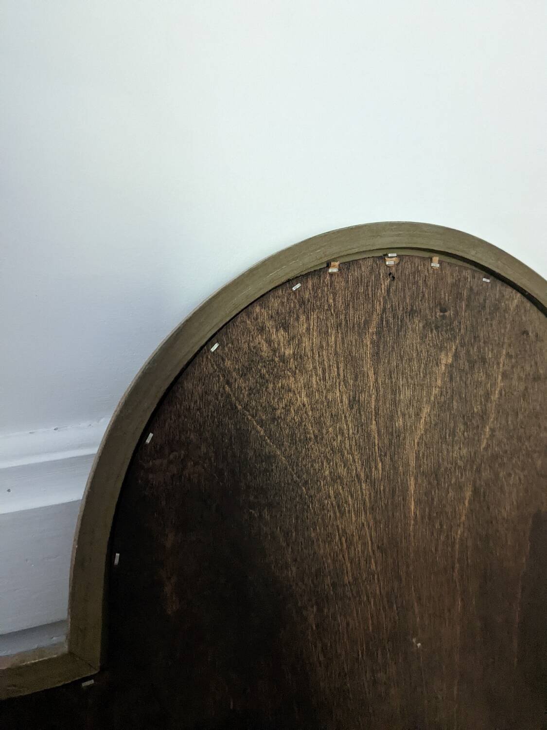 Old policeman's hat mirror
