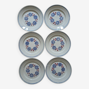 Six Badonviller Bagatelle flat plates