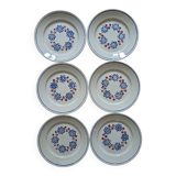 Six Badonviller Bagatelle flat plates