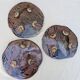 Georges Sybesma three stoneware ceramic dishes circa 1990/2000