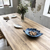 Vallauris blue ceramic sheet dish