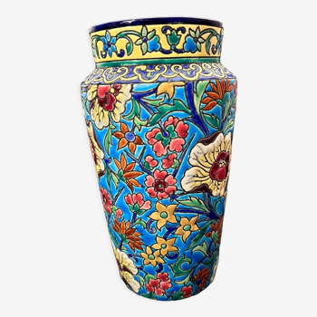 Vase style Art Deco Émaux de Longwy