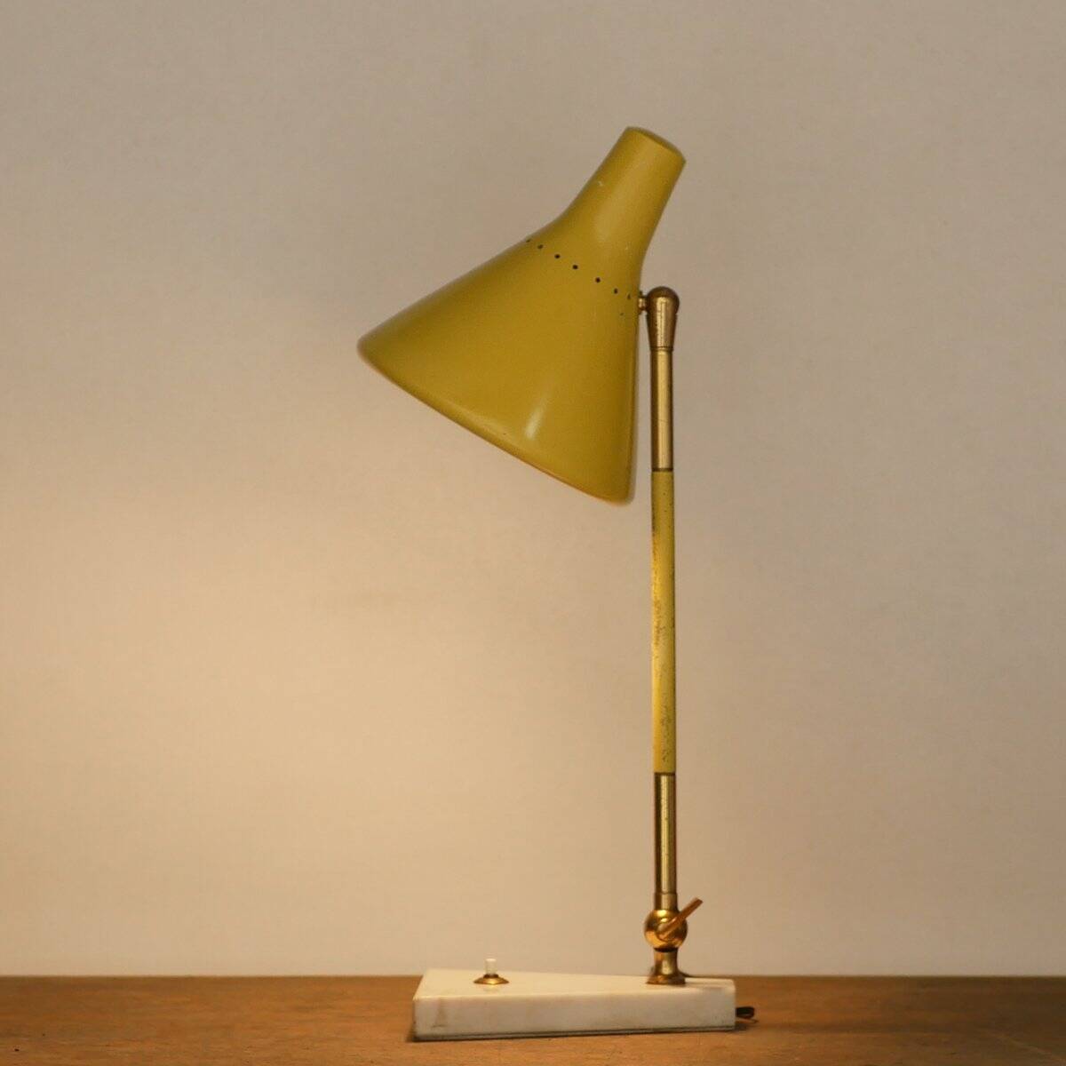 Mid-Century table lamp by Stilux Milano, Italy, 1950s.