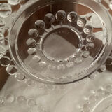 Set of 3 pearl border bottle coasters - vintage