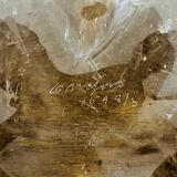 Large transparent glass dish Edvard Hald for ORREFORS