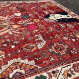 Gashgai nomadic / figurative carpet circa 1920
