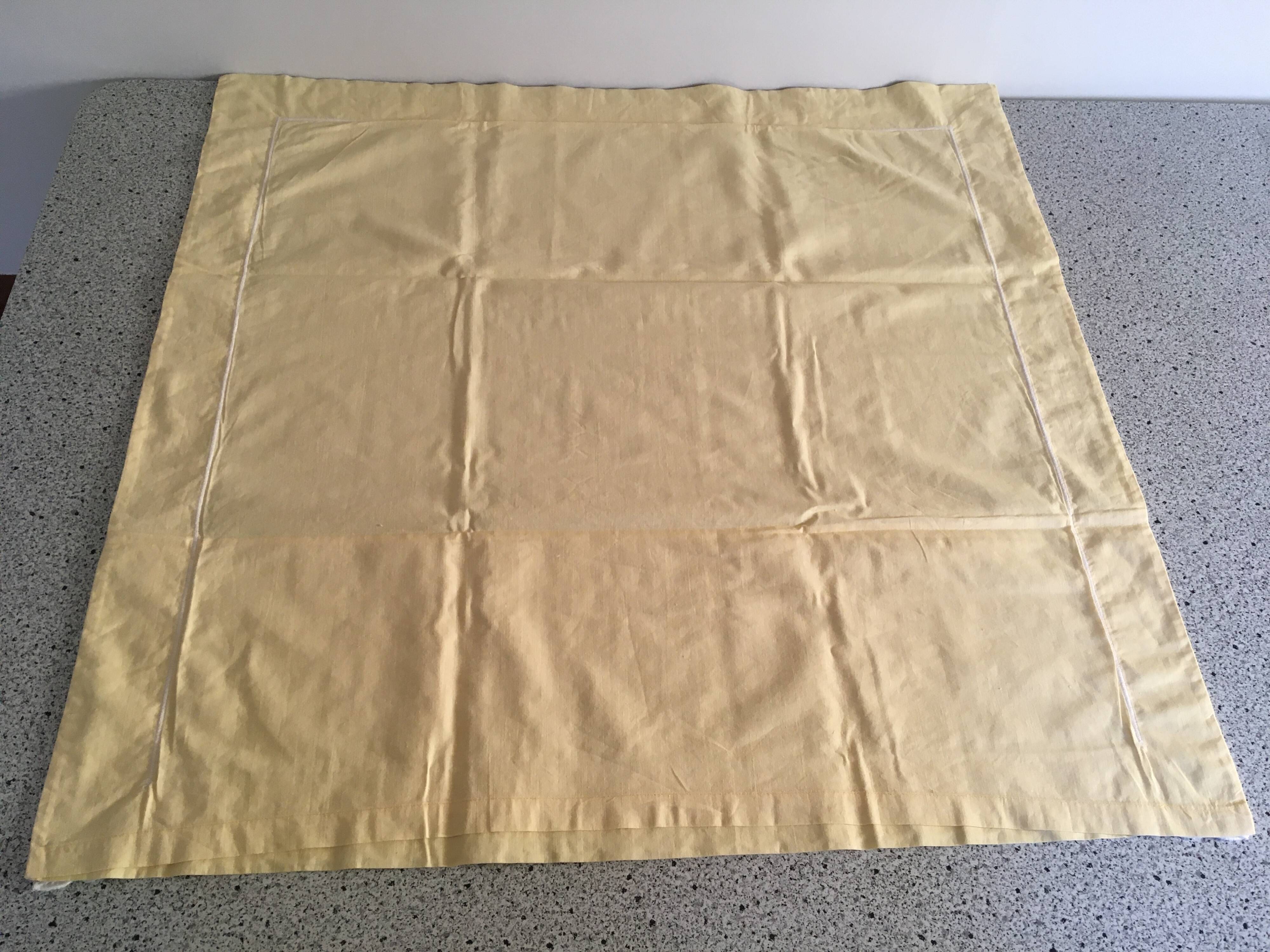 Pair of English style pillowcases