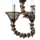 Stunning Modern Smoked-Fumè “Ca’ Rezzonico” Murano Glass Chandelier
