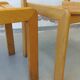 Set of beech chairs