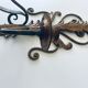 Golden antique wall chandelier