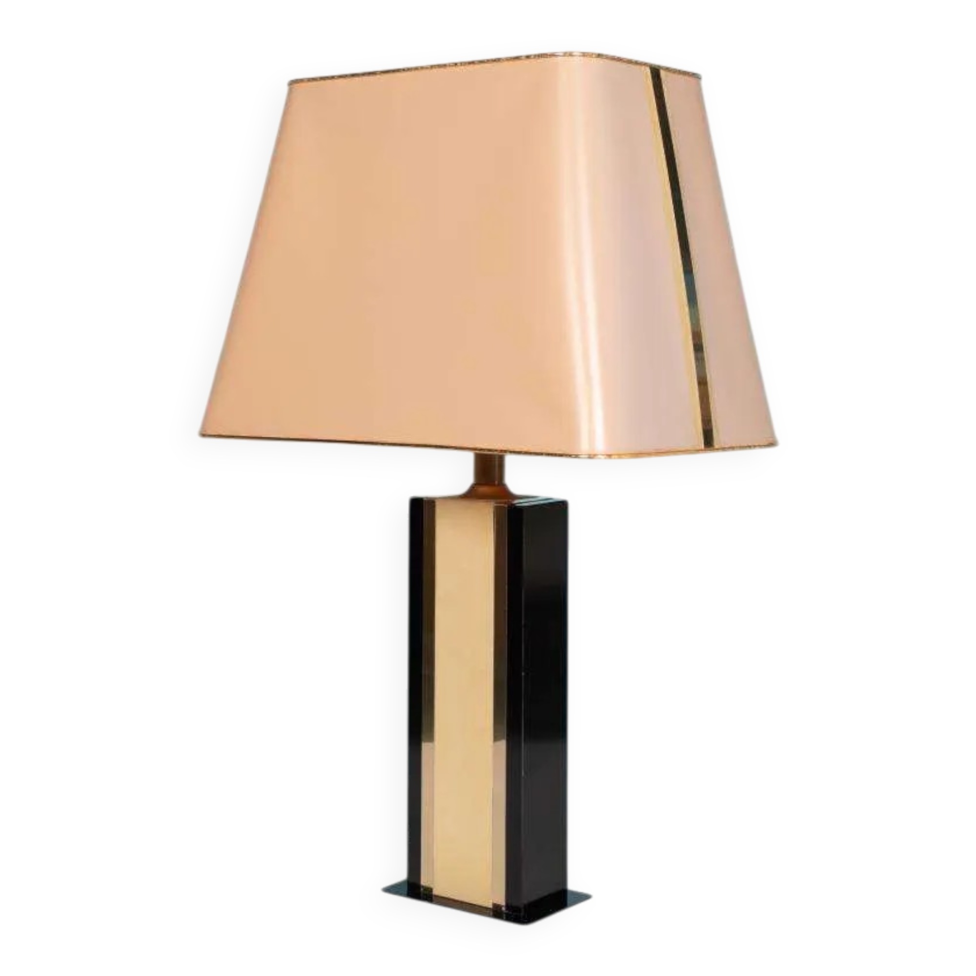 1970s vintage hotel-style Regency table lamp
