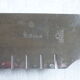 Knife a silver metal bread stainless steel blade st medard