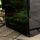 Satin black vintage wardrobe 1970