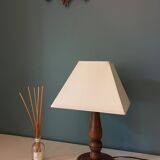 Vintage wooden lamp foot