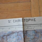 Saint Christophe vintage IGN map