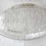 Pair of vintage glass ravier