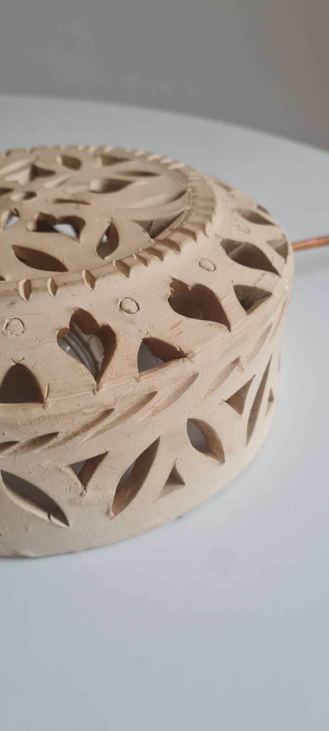 Terracotta wall light