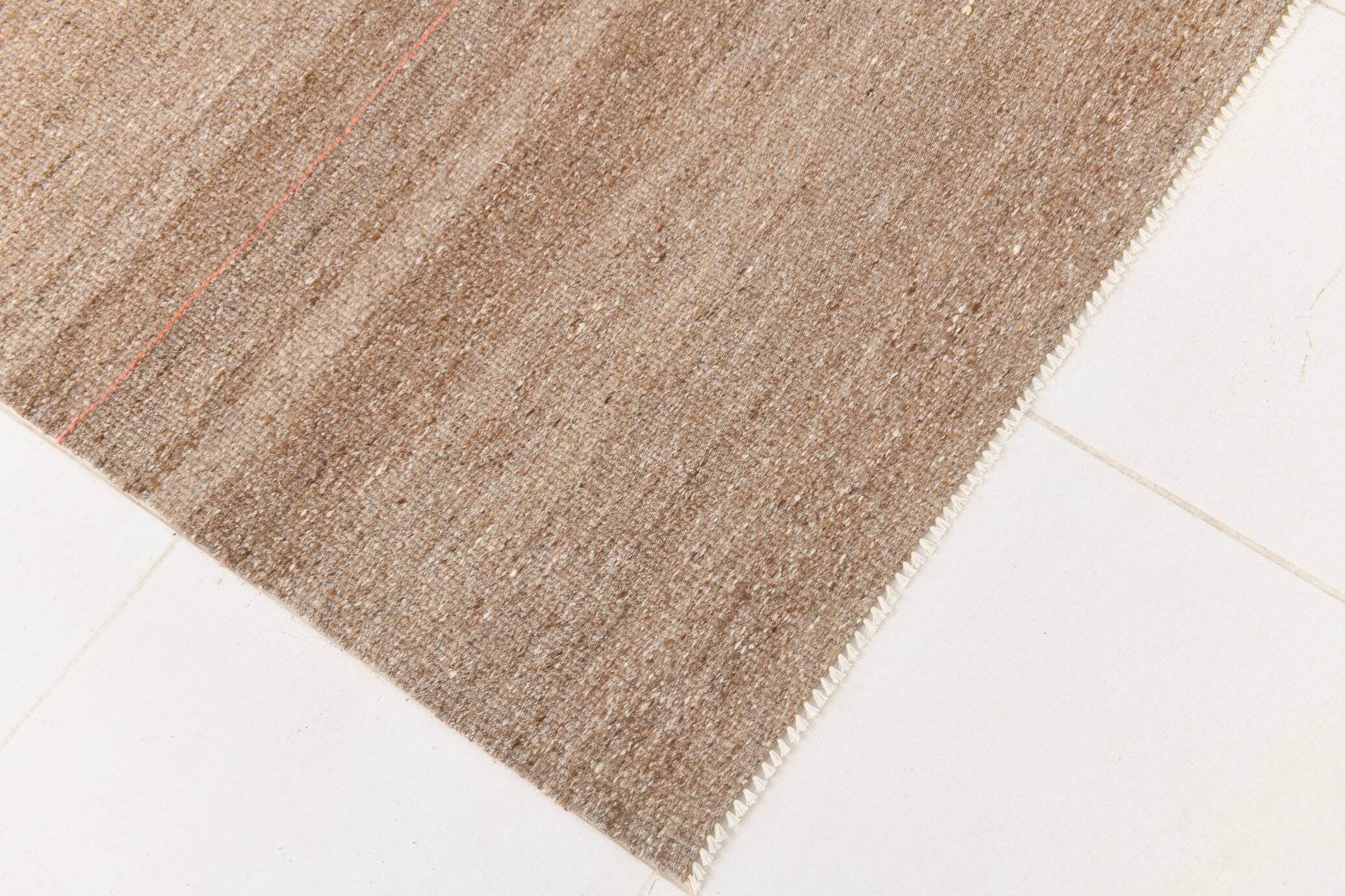 8x11 Bronze & Beige Ethnic Vintage Kilim Rug, 241x350Cm