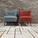 Pair of cocktail armchairs 1960