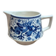 Small milk jug Boch Frères – La Louvière Dragon model – blue decoration – vintage Belgium