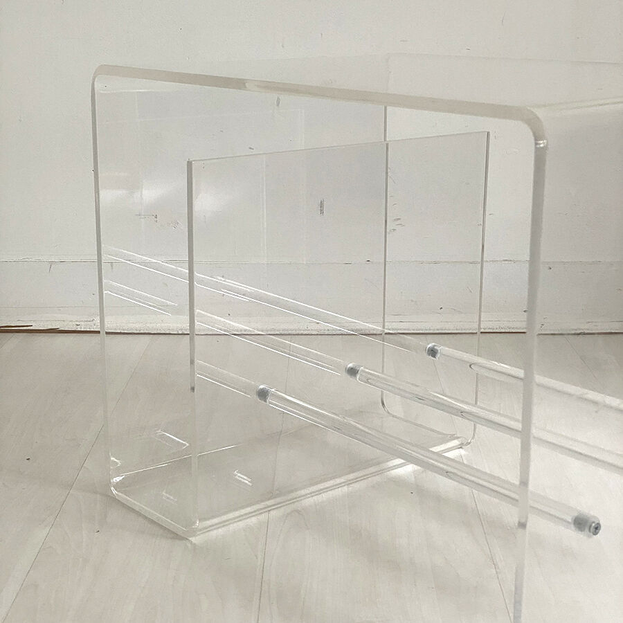 Vintage plexiglass sofa end 80