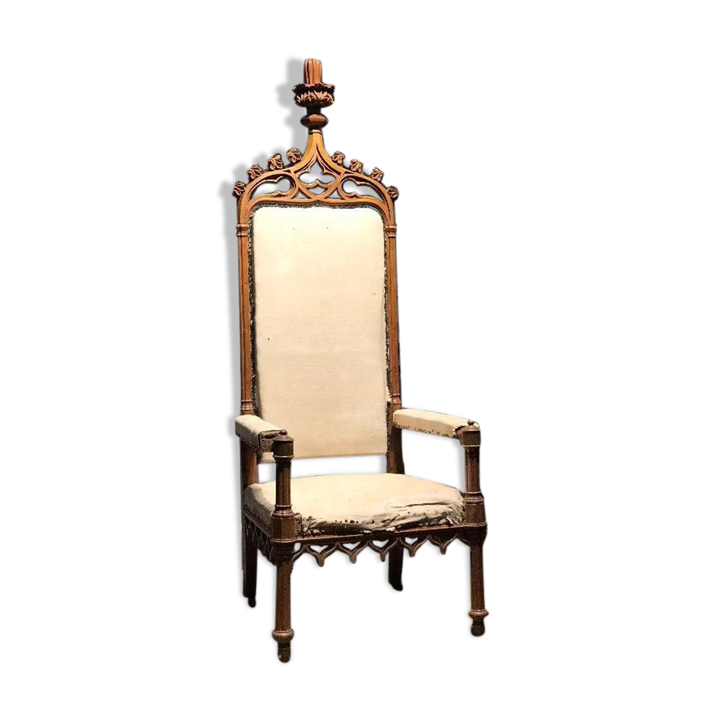 Gothic throne of the 19th century