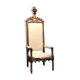 Gothic throne of the 19th century