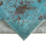 Tapis turquoise 166 cm x 264 cm