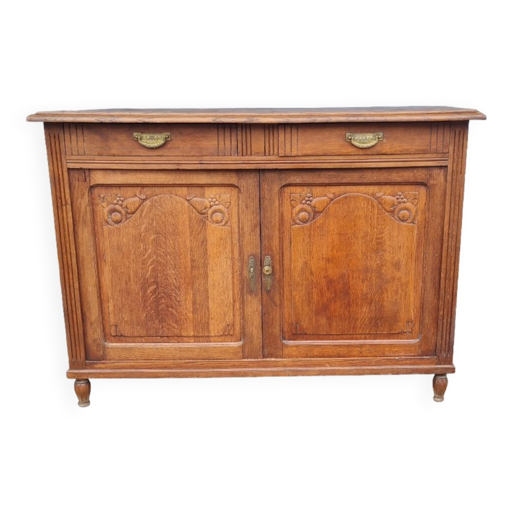 Oak art deco sideboard
