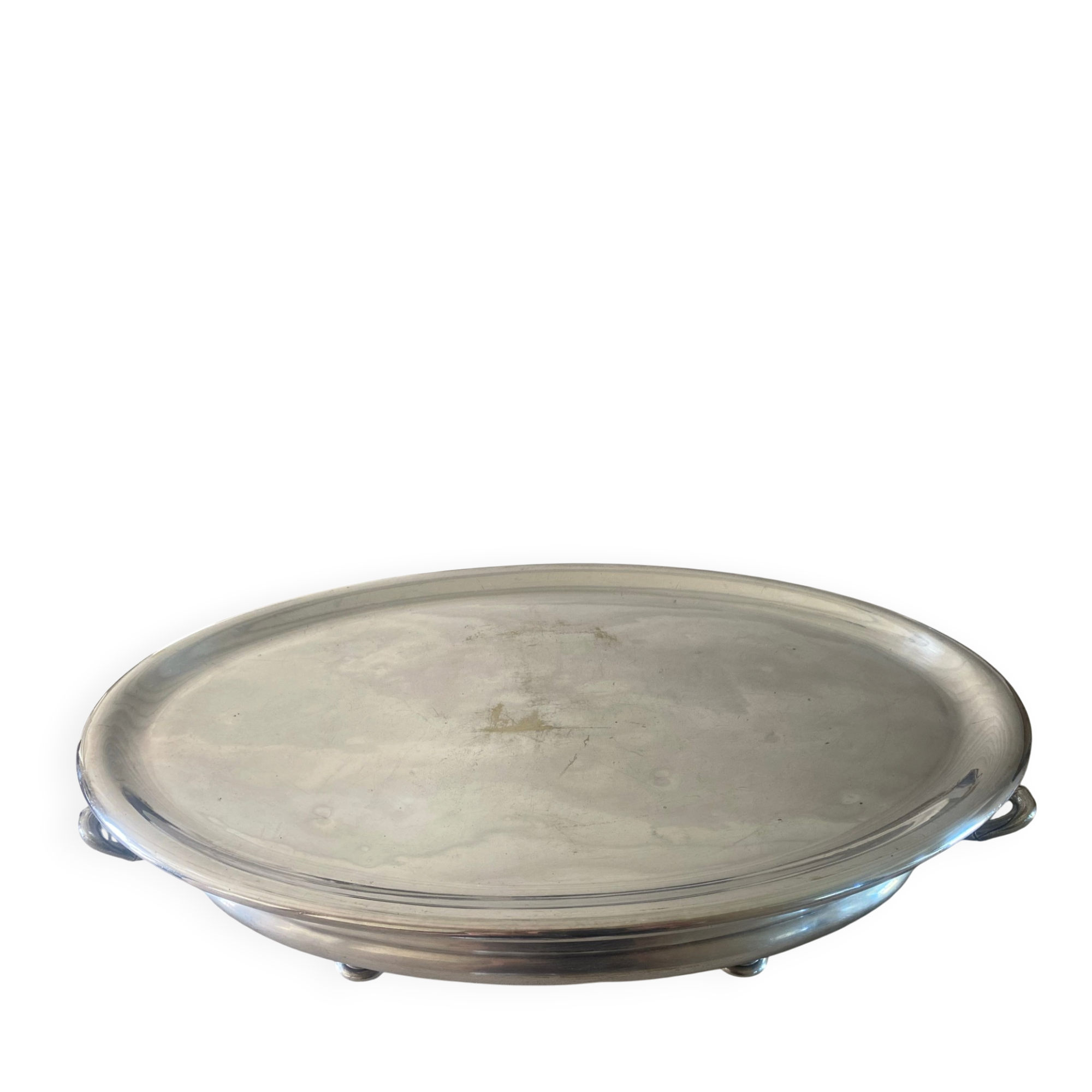 Chauffe plat Christophle en métal argenté