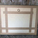 Watercolor painting nadine martinique st anne + wood frame #a224